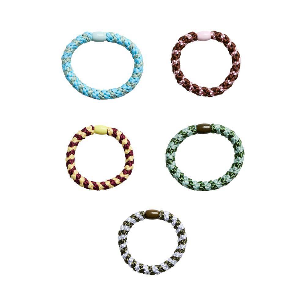 Pieces Jasmina Hair Elastics Pack of 5
